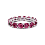 Platinum Neveah Round Lab Diamond Eternity Ring (3 Ct. Tw.) front image