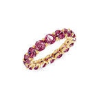 14kt Yellow Gold Neveah Round Lab Diamond Eternity Ring (3 Ct. Tw.) right