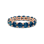 14kt Rose Gold Neveah Round Lab Diamond Eternity Ring (3 Ct. Tw.) front image
