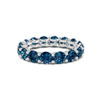 10kt White Gold Neveah Round Lab Diamond Eternity Ring (1 Ct. Tw.) front image