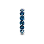 10kt White Gold Neveah Round Lab Diamond Eternity Ring (1 Ct. Tw.) left