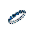 10kt White Gold Neveah Round Lab Diamond Eternity Ring (1 Ct. Tw.) right