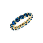 10kt Yellow Gold Neveah Round Lab Diamond Eternity Ring (3 Ct. Tw.) right