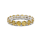 Platinum Neveah Round Lab Diamond Eternity Ring (3 Ct. Tw.) front image