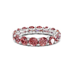 Platinum Neveah Round Lab Diamond Eternity Ring (3 Ct. Tw.) front image