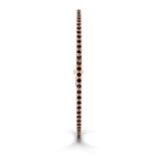 14kt Rose Gold Darcy Round Lab Diamond Tennis Bracelet (7 Ct. Tw.) standing product image one