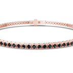 14kt Rose Gold Darcy Round Lab Diamond Tennis Bracelet (7 Ct. Tw.) side right image one