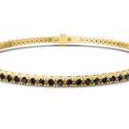 10kt Yellow Gold Darcy Round Lab Diamond Tennis Bracelet (7 Ct. Tw.) side right image one