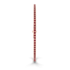 14kt Rose Gold Darcy Round Lab Diamond Tennis Bracelet (7 Ct. Tw.) standing product image one