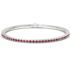 Platinum Darcy Round Lab Diamond Tennis Bracelet (2 Ct. Tw.) front image