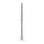 14kt Rose Gold Darcy Round Lab Diamond Tennis Bracelet (7 Ct. Tw.) standing product image one