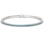 Platinum Darcy Round Lab Diamond Tennis Bracelet (7 Ct. Tw.) front image
