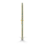 10kt Yellow Gold Darcy Round Lab Diamond Tennis Bracelet (7 Ct. Tw.) standing product image one