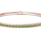 14kt Rose Gold Darcy Round Lab Diamond Tennis Bracelet (7 Ct. Tw.) side right image one
