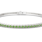 Platinum Darcy Round Lab Diamond Tennis Bracelet (2 Ct. Tw.) side right image one
