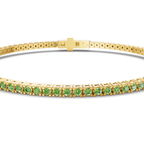 14kt Yellow Gold Darcy Round Lab Diamond Tennis Bracelet (7 Ct. Tw.) side right image one