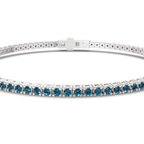 14kt White Gold Darcy Round Lab Diamond Tennis Bracelet (7 Ct. Tw.) side right image one