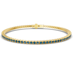 10kt Yellow Gold Darcy Round Lab Diamond Tennis Bracelet (7 Ct. Tw.) front image