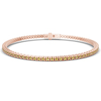 14kt Rose Gold Darcy Round Lab Diamond Tennis Bracelet (7 Ct. Tw.) front image