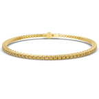 10kt Yellow Gold Darcy Round Lab Diamond Tennis Bracelet (7 Ct. Tw.) front image