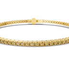 10kt Yellow Gold Darcy Round Lab Diamond Tennis Bracelet (7 Ct. Tw.) side right image one