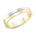 14ct Yellow Gold Amour Couple Rings (1/8 Ct. Tw.) top