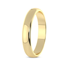 18kt Yellow Gold Timeless Love Couple Rings left