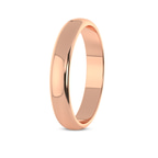 9ct Rose Gold Timeless Love Couple Rings left