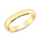 18kt Yellow Gold Timeless Love Couple Rings top