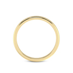 18kt Yellow Gold Timeless Love Couple Rings her right
