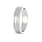 9ct White Gold Passion Couple Rings left