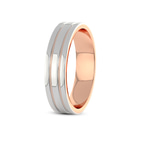 14kt Rose Gold Passion Couple Rings left