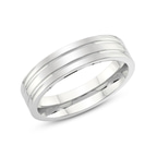 9ct White Gold Passion Couple Rings top