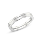 9ct White Gold Passion Couple Rings her top