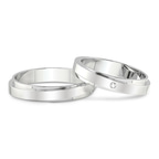 14kt White Gold Infinite Love Couple Rings (1/50 Ct. Tw.) front image