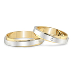 10kt Yellow Gold Infinite Love Couple Rings (1/50 Ct. Tw.) front image