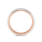 14ct Rose Gold Infinite Love Couple Rings (1/50 Ct. Tw.) her right