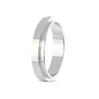 14kt White Gold Infinite Love Couple Rings (1/50 Ct. Tw.) her left
