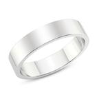 14kt White Gold Beau Couple Rings (1/10 Ct. Tw.) top
