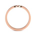 9ct Rose Gold Everlasting Love Couple Rings (1/5 Ct. Tw.) right