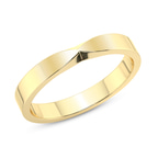 9ct Yellow Gold Everlasting Love Couple Rings (1/5 Ct. Tw.) top