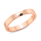 9ct Rose Gold Everlasting Love Couple Rings (1/5 Ct. Tw.) top