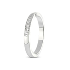 14kt White Gold Everlasting Love Couple Rings (1/5 Ct. Tw.) her left
