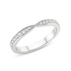 14kt White Gold Everlasting Love Couple Rings (1/5 Ct. Tw.) her top