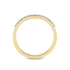 14kt Yellow Gold Eternal Love Couple Rings (1/6 Ct. Tw.) her right