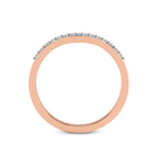 9ct Rose Gold Eternal Love Couple Rings (1/6 Ct. Tw.) her right
