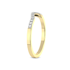 14kt Yellow Gold Eternal Love Couple Rings (1/6 Ct. Tw.) her left
