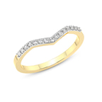 14kt Yellow Gold Eternal Love Couple Rings (1/6 Ct. Tw.) her top
