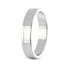 Platinum Forever Love Couple Rings left