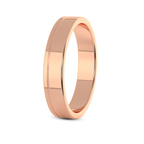 9ct Rose Gold Forever Love Couple Rings left